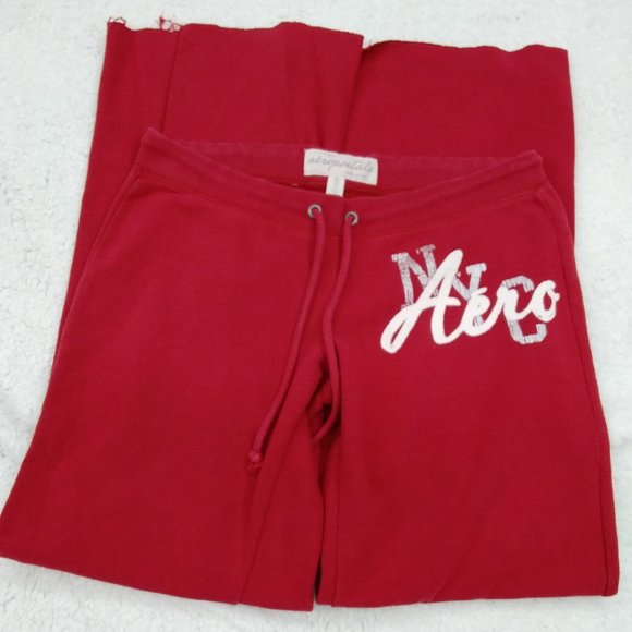 Aeropostale Pants & Jumpsuits Aeropostale Red Nyc Aero Athletic